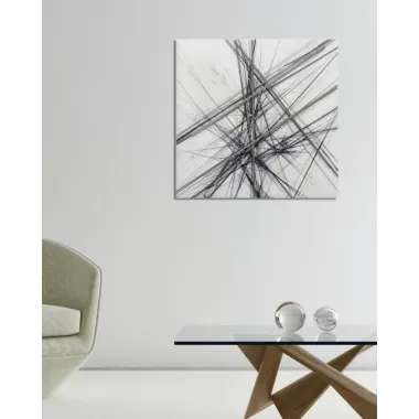 OBRAZ NA PŁÓTNIE STIKY -A- 80X2,8X80 cm